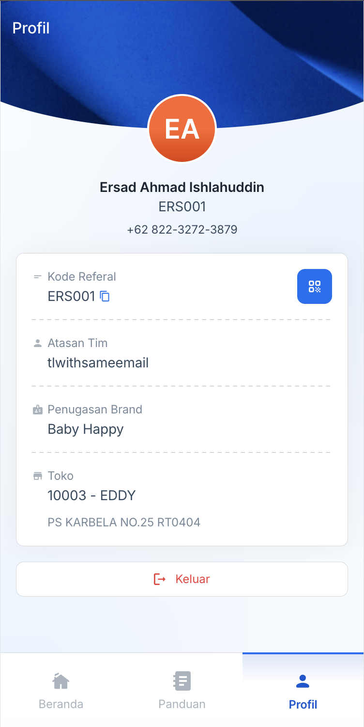 Field rep mobile app